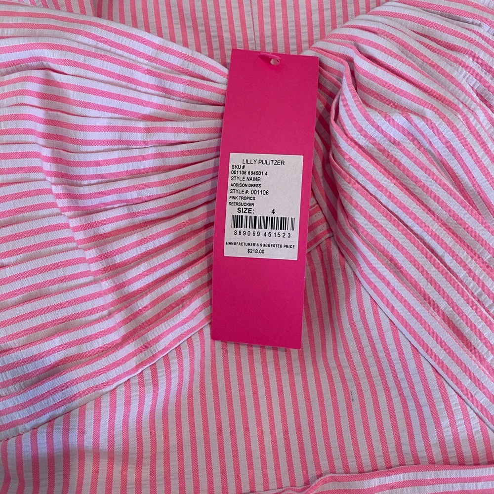 NWT Lilly Pulitzer One-Shoulder Addison Dress - Picture 7 of 7